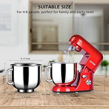 Cheftronic スタンドミキサー 7| Cheftronic 6 Speed Stand Mixer with 7 Quart Stainless Steel